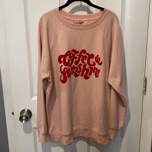Wildfox Coffee & Sunshine Oversized Crew EUC - Picture 3 of 11
